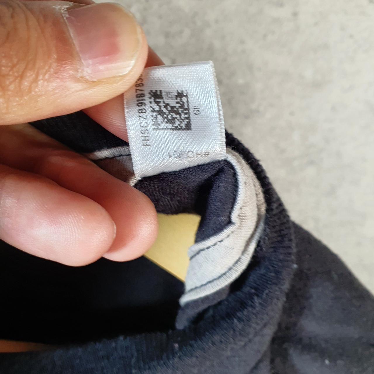 Vintage Adidas Go Tee Performance T Shirt Shirt Men’s Medium Black Three Stripes Logo Athletic