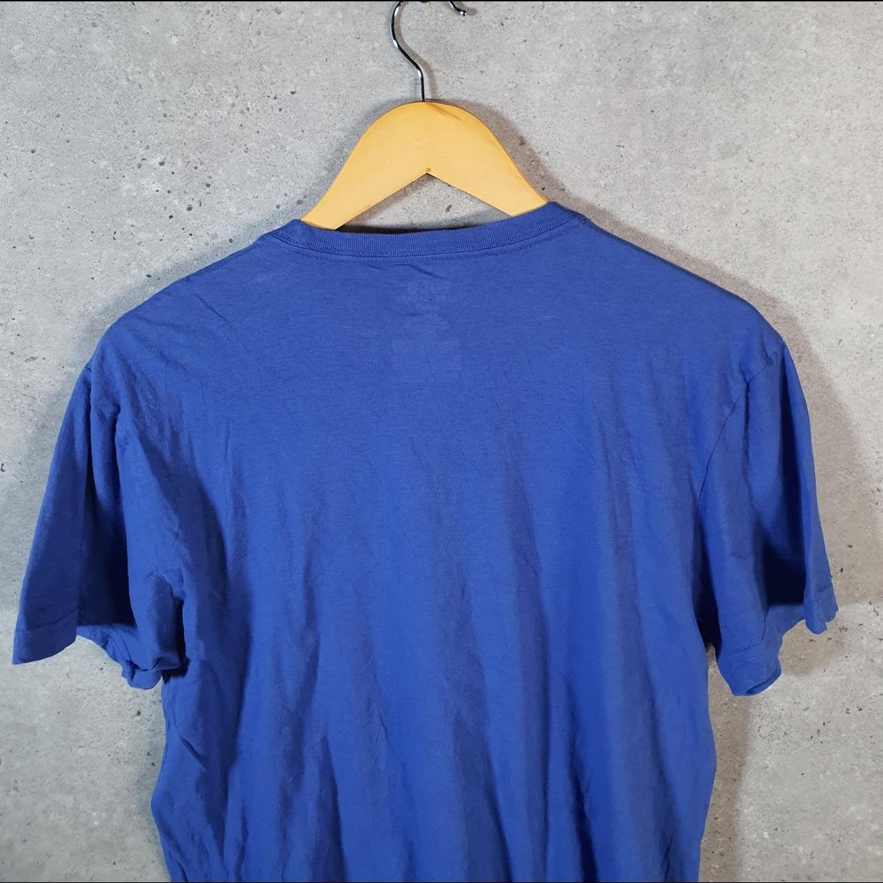 Vintage Ralph Lauren Polo T Shirt Men’s Medium Blue Embroidered Classic Fit Pony C9080