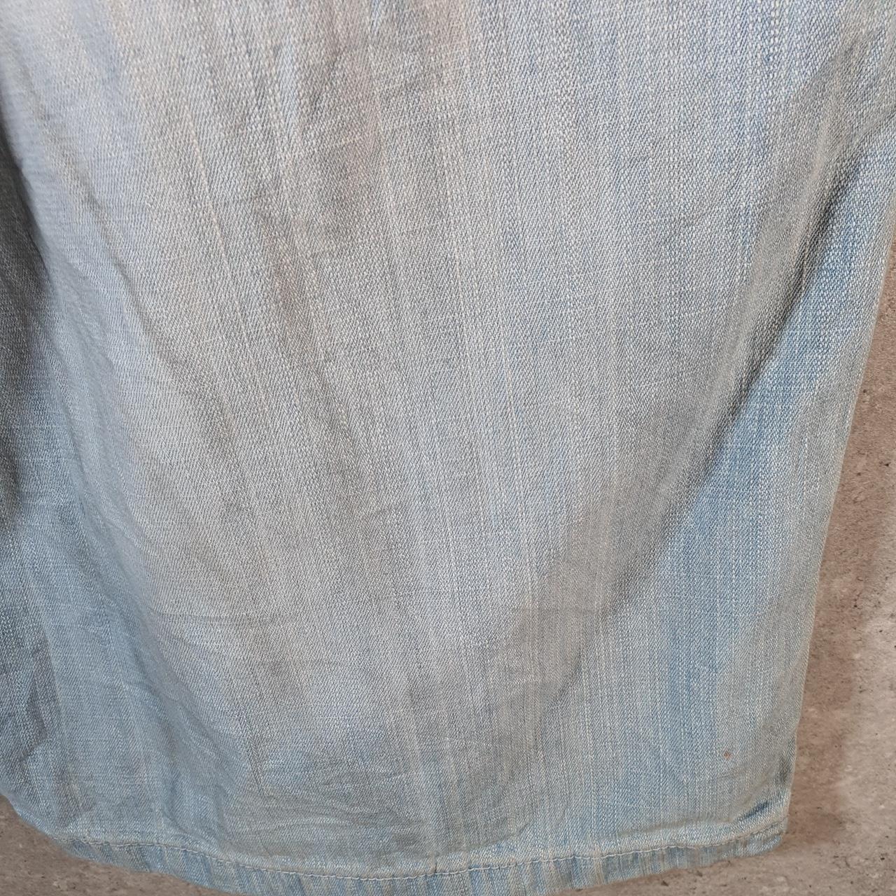 Vintage Southpole Baggy Y2K Hip Hop Jeans Shorts Jorts Mens W40 Blue Denim USA A4470