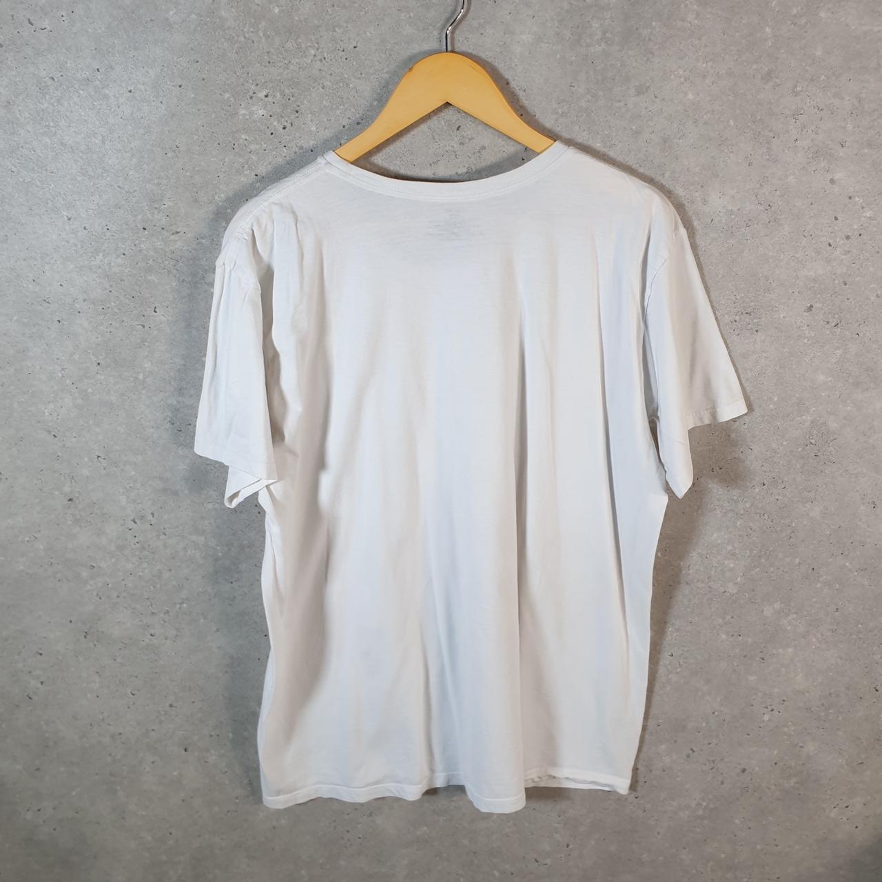 Vintage Calvin Klein Spellout Blank T Shirt Men’s XL White Casual Sports