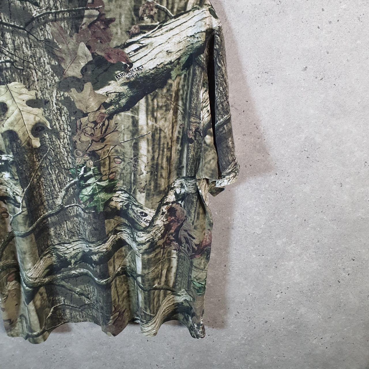 Vintage RealTree Camoflauge T Shirt Mens Large Camo Short Sleeve