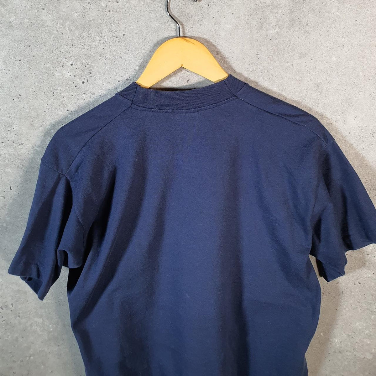 Vintage Fruit of the Loom 1995 Lancaster NRHS Single Stitch T Shirt Men’s Large Navy Blue C9260