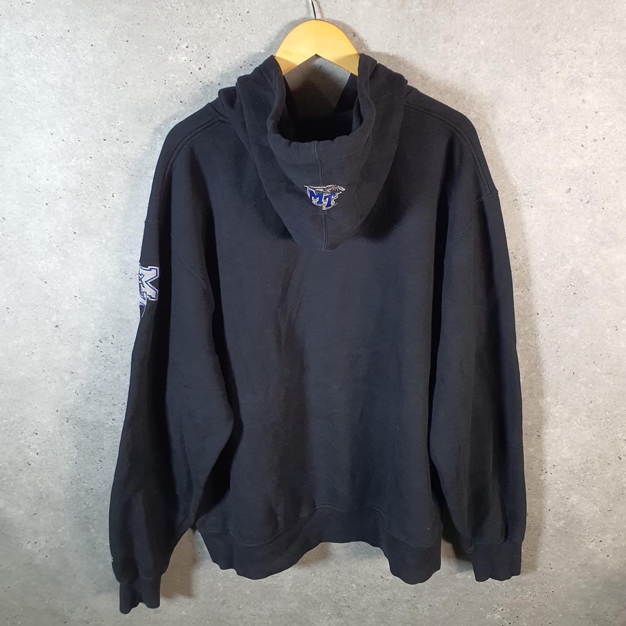 Vintage Champion Hoodie Men’s XL Black Pro Sport MT Raiders Pullover