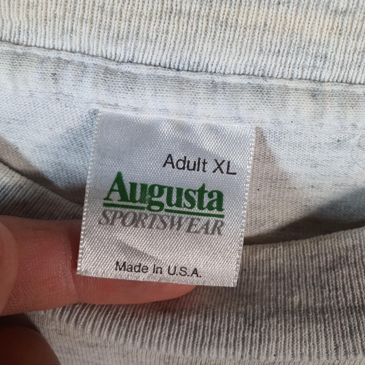 Vintage Rush Street Augusta Sportswear 90s USA Single Stitch T Shirt Men’s XL Grey