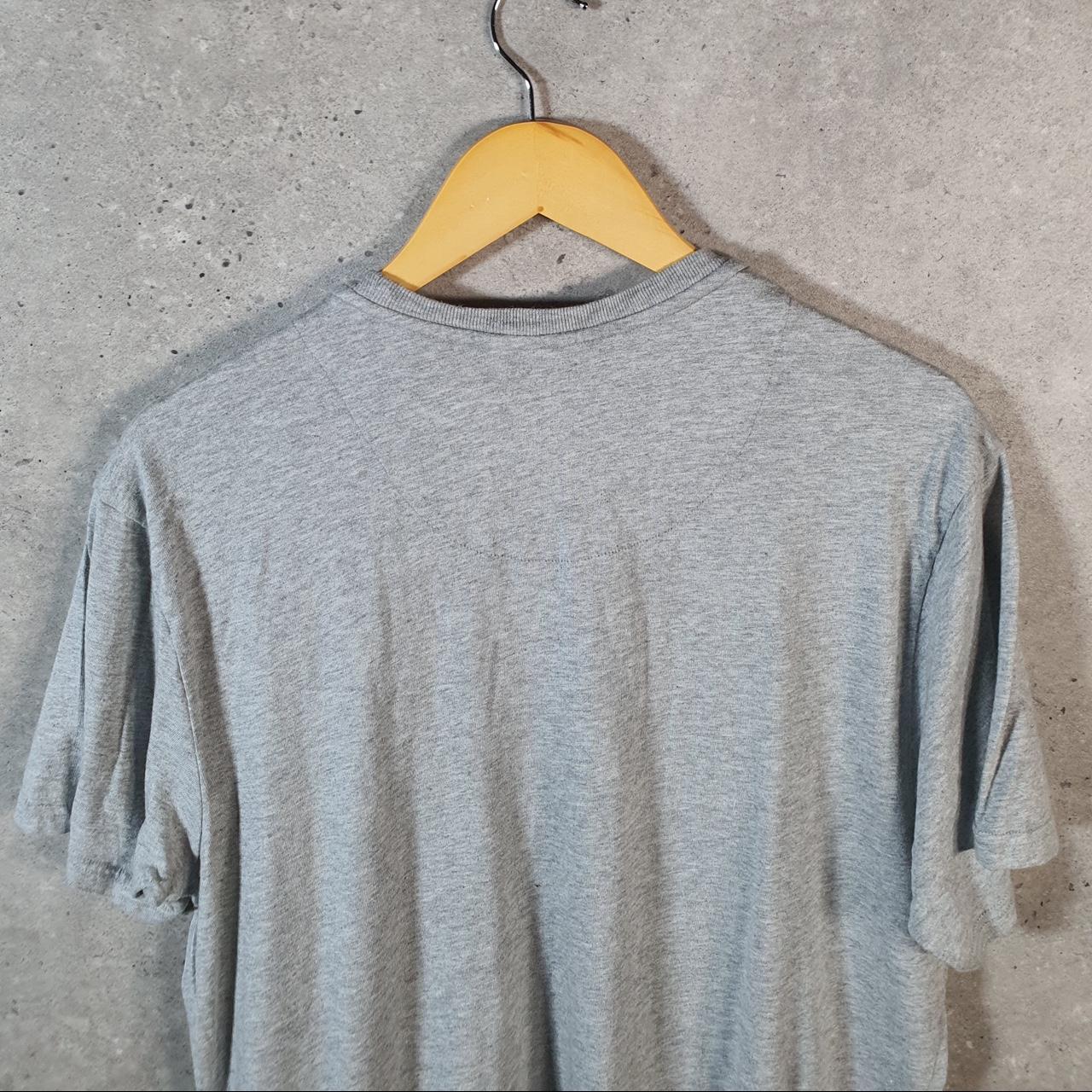 Vintage Ralph Lauren Polo T Shirt Men’s Large Grey Embroidered Pony Classic Fit C9123