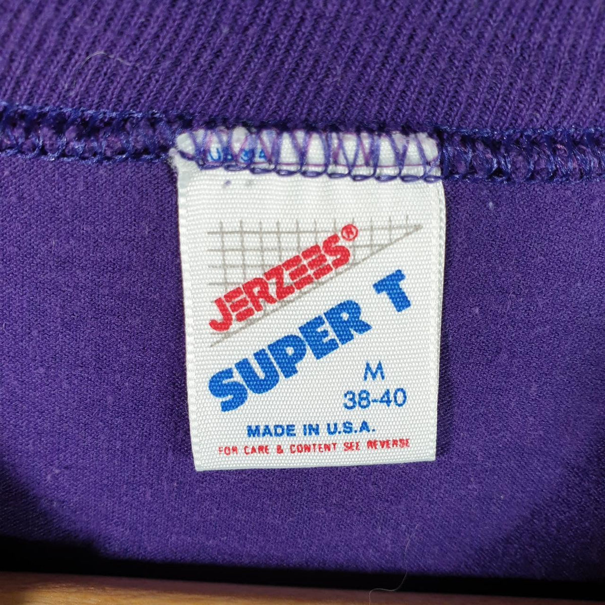 Vintage Jerzees USA 90s Bunny Single Stitch T Shirt Men’s Medium Purple Big Fish Vintage