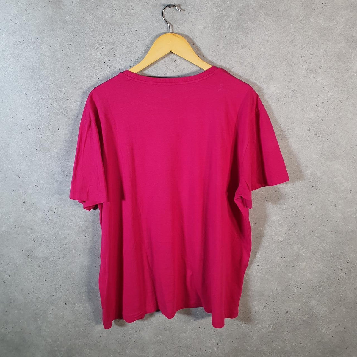 Vintage Ralph Lauren Polo T Shirt Men’s XL Pink Embroidered Pony Classic Fit C9102