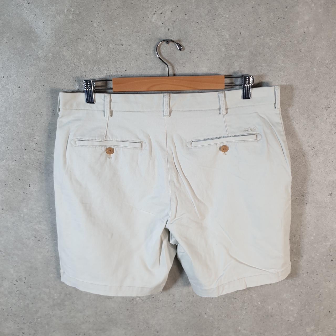 Vintage Izod Golf Chino Shorts Jorts Cargo Men’s W34 White Baggy Cotton