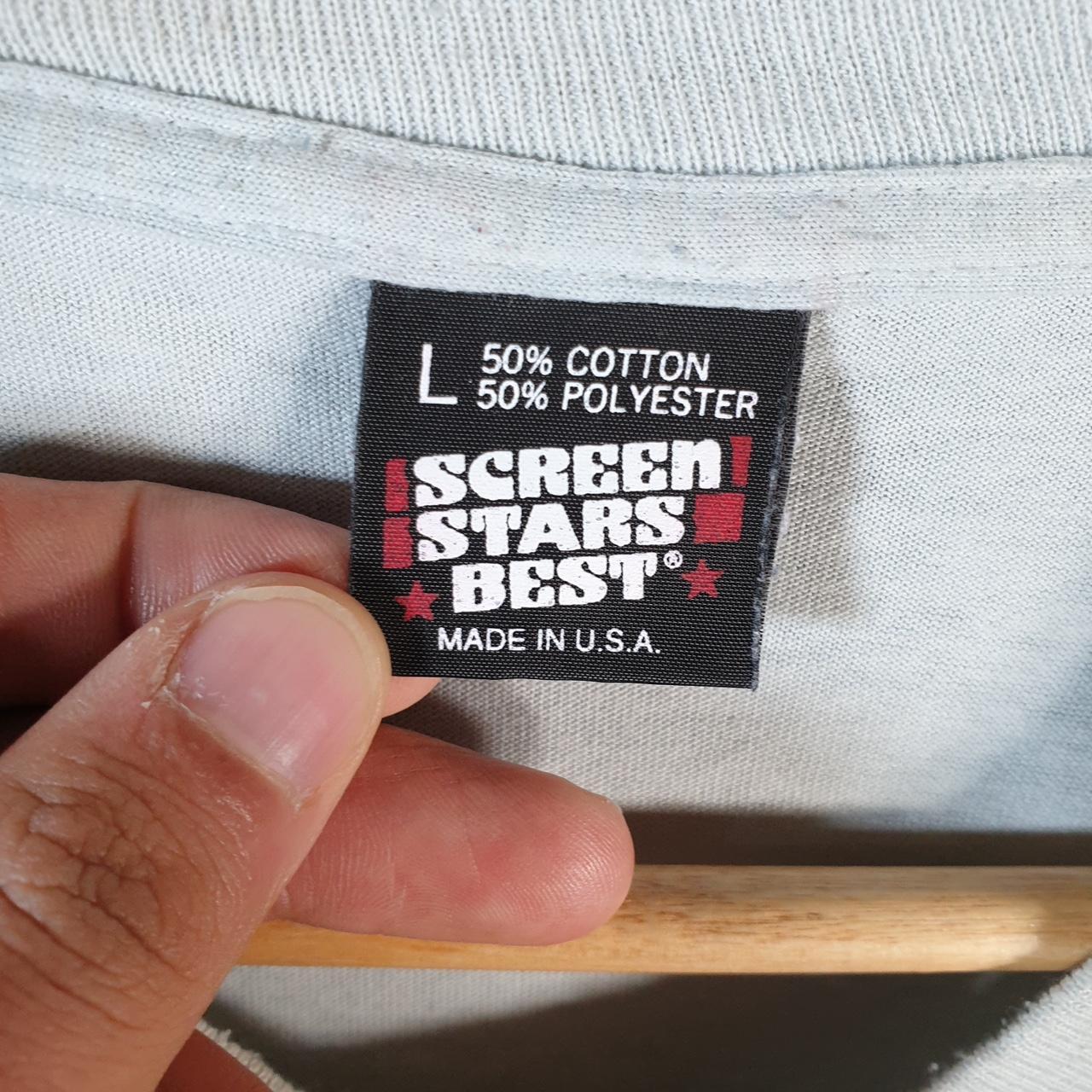 Vintage Screen Stars Digger Graphic 90s USA Single Stitch T Shirt Men’s Large Grey