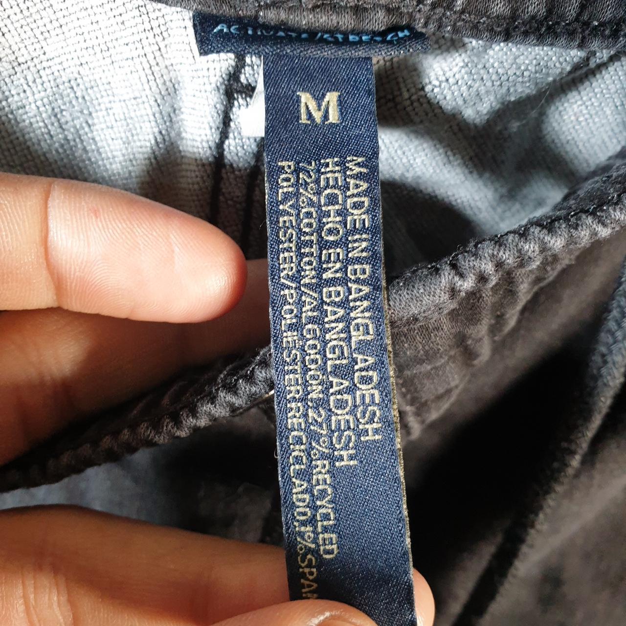 Vintage U.S. Polo Assn. Chino Shorts Jorts Cargo Mens Medium Black Baggy Cotton