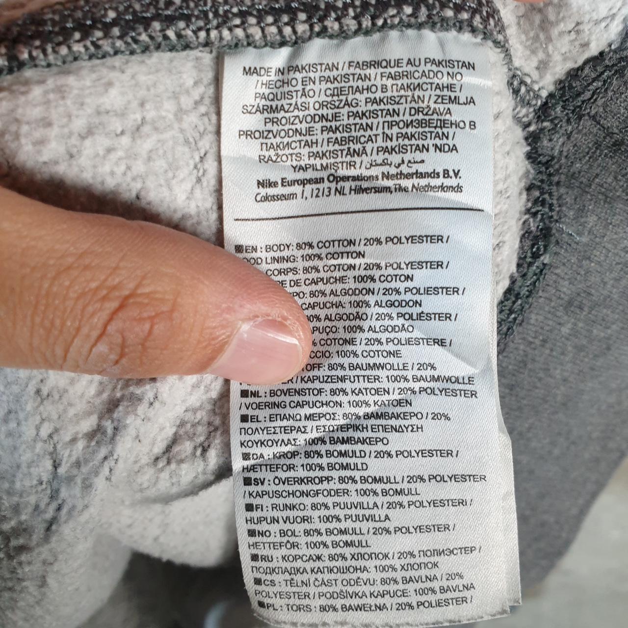 Vintage Nike Club Embroidered Hoodie Men’s Medium Grey Swoosh Y2K Pullover