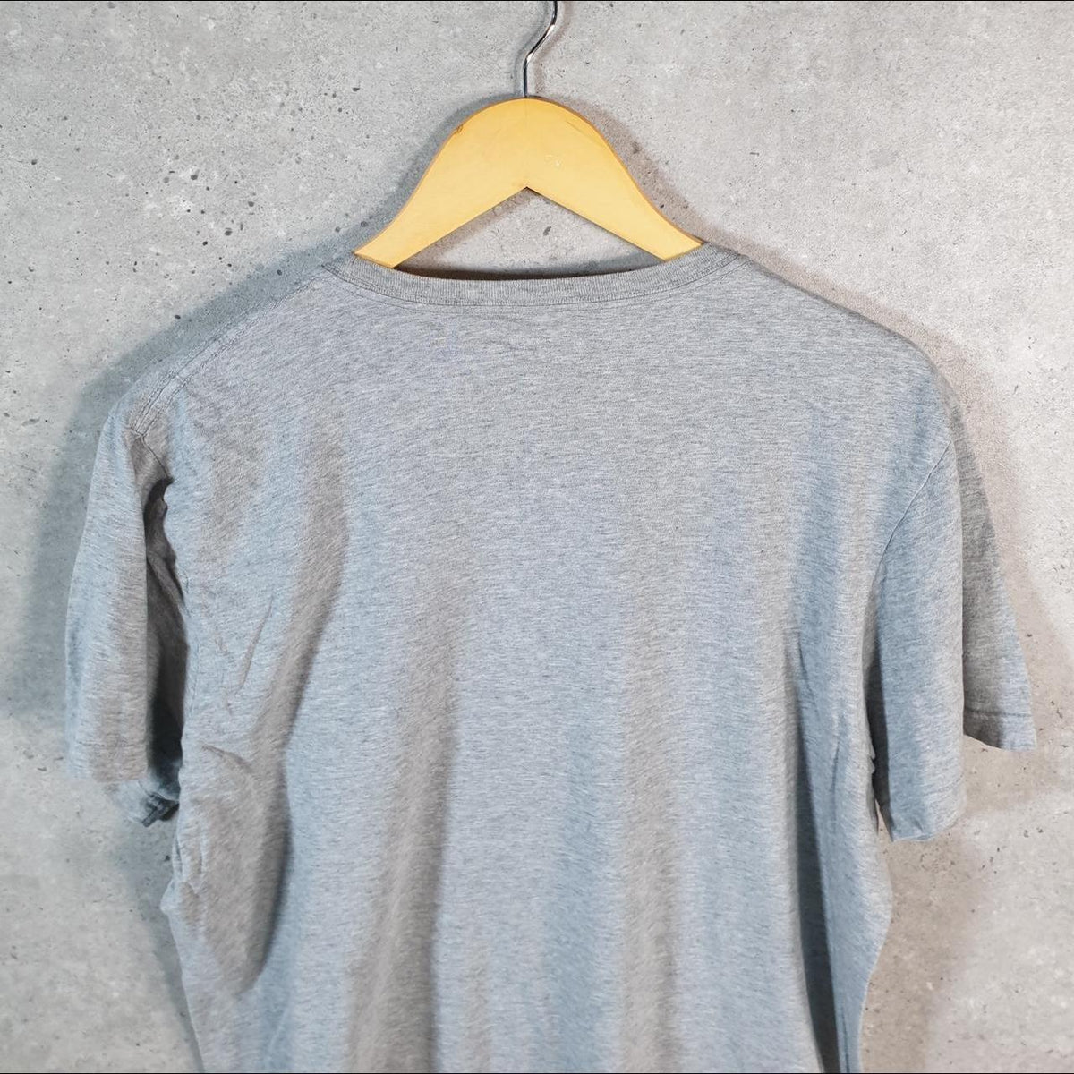 Vintage Ralph Lauren Polo T Shirt Men’s Medium Grey Embroidered Classic Fit Pony C8584