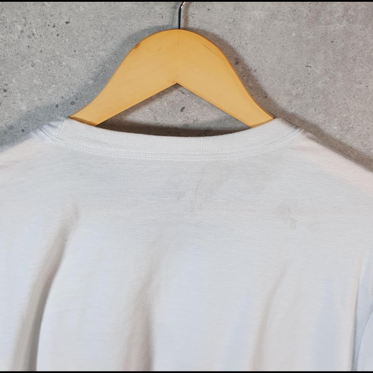 Vintage Adidas Go To Performance T Shirt Men’s XL White Three Stripes Logo Athletic