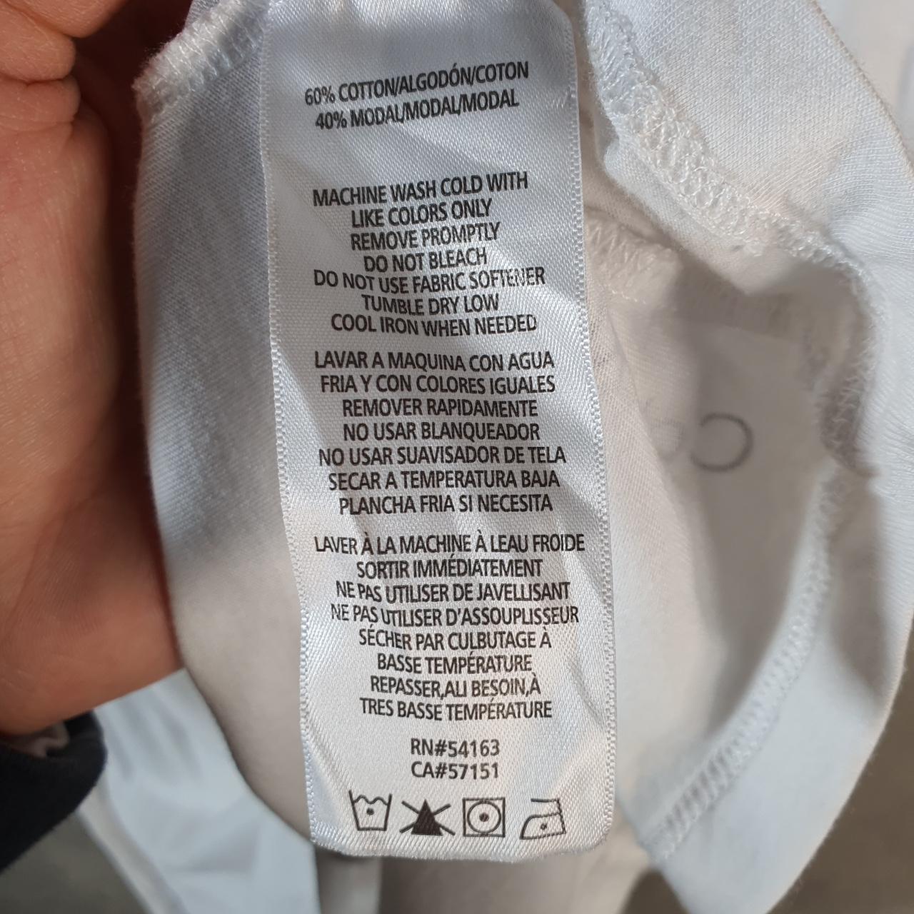 Vintage Calvin Klein T Shirt Womens 2XL White Classic Fit Performance Logo