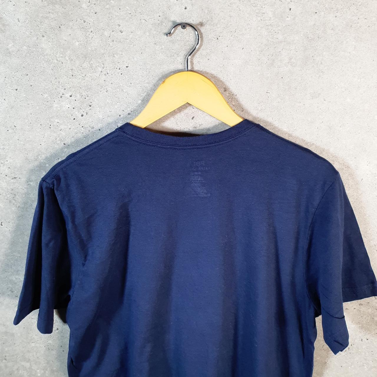 Vintage Ralph Lauren Polo Sport T Shirt Men’s Medium Blue Classic Fit Embroidered Pony C8665