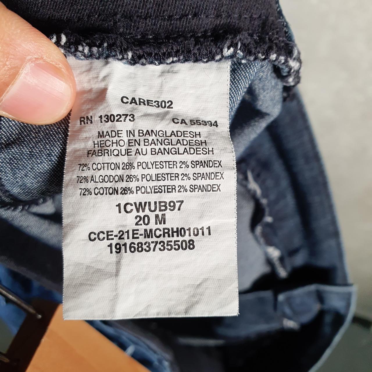 Vintage Lee Chino Shorts Jorts Cargo Womens W40 Blue Baggy Cotton A4420