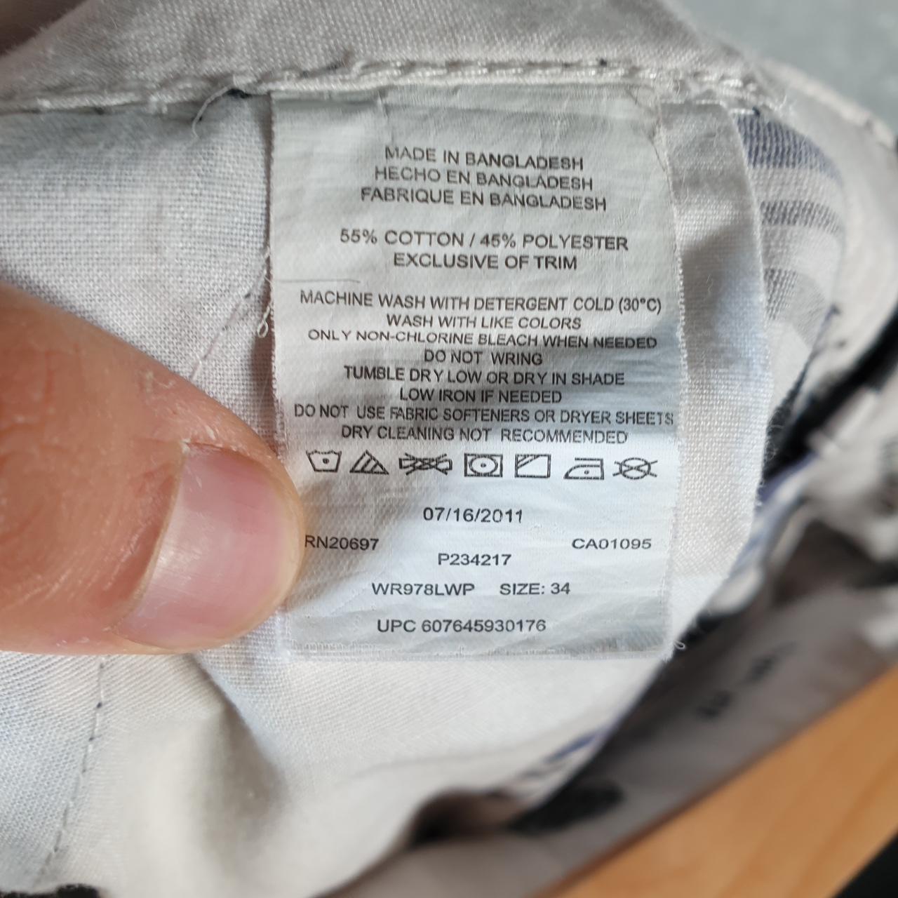 Vintage Dickies Baggy Chino Shorts Jorts Cargo Mens W34 Grey Checkered Regular Fit