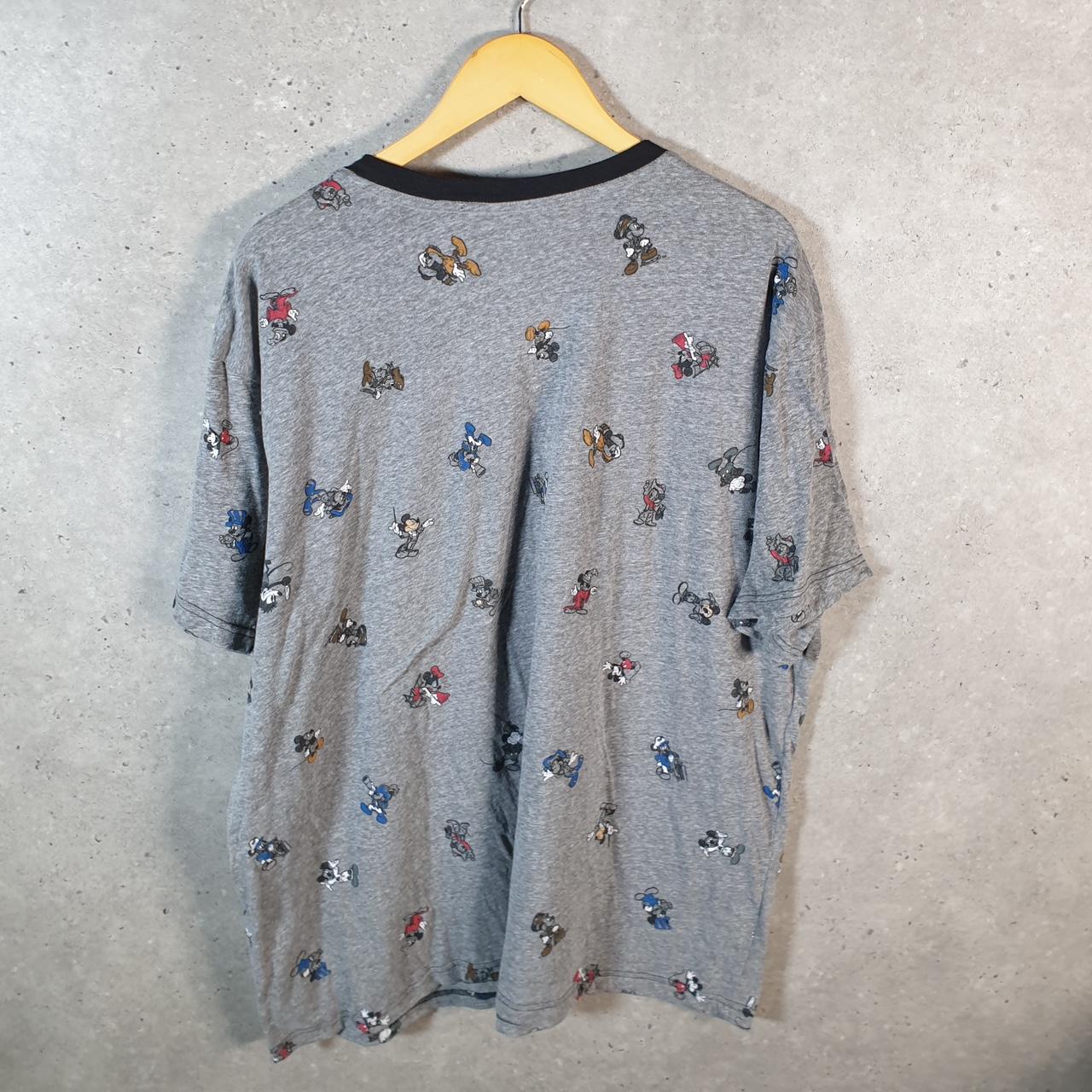 Vintage Disney Land Mickey Mouse T Shirt Men’s 2XL Grey Graphic Cartoon