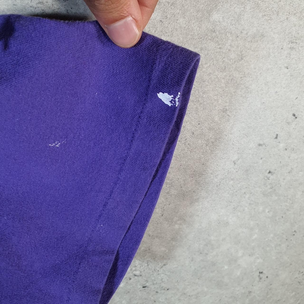 Vintage Hanes 1993 Boston Marathon AmbyBurfoots USA Single Stitch T Shirt Men’s Large Purple