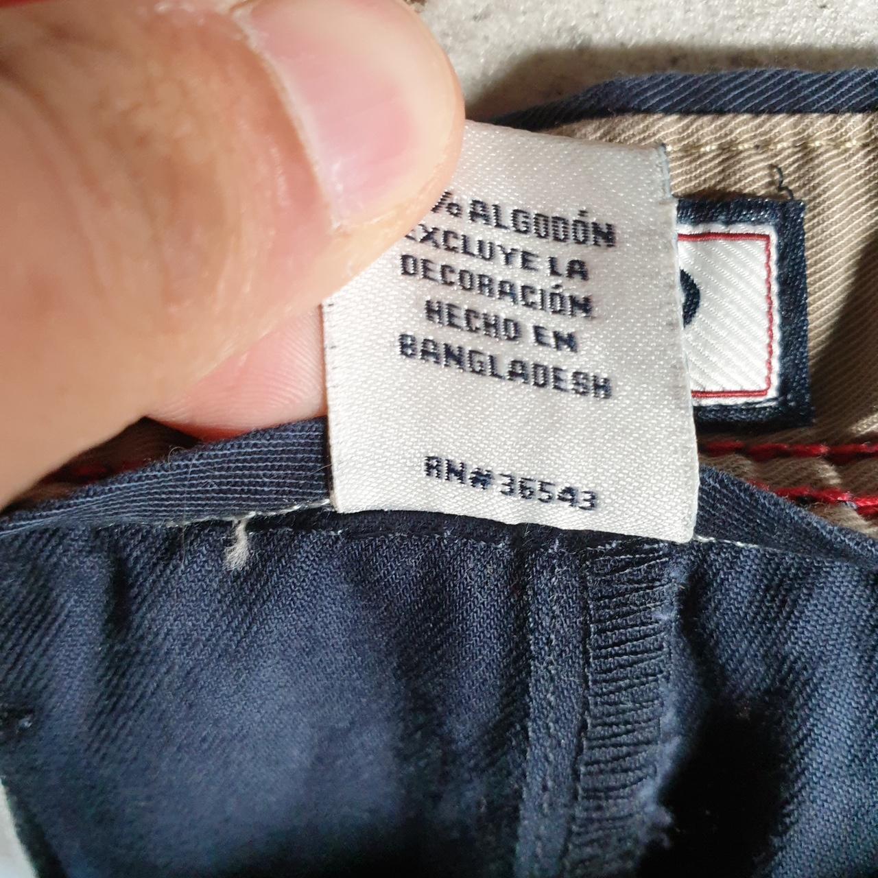 Vintage Izod Golf Chino Shorts Jorts Cargo Men’s W38 Navy Blue Baggy Cotton