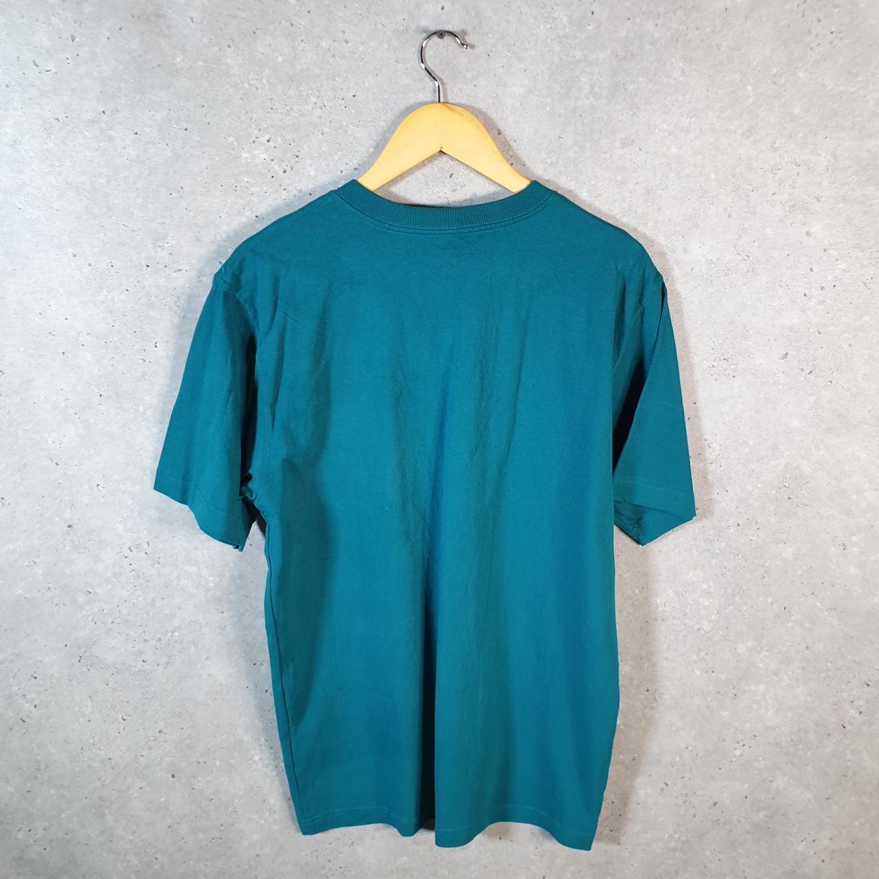 Vintage Carhartt Pocket T Shirt Men’s Small Blue Workwear Chore Utility Loose Fit C9186