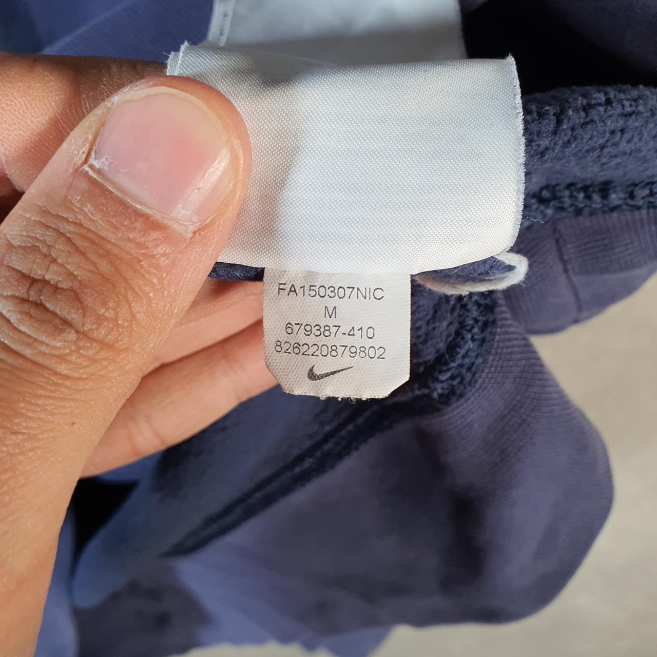 Vintage Nike Club Hoodie Men’s Medium Navy Blue Swoosh Y2K Pullover Logo