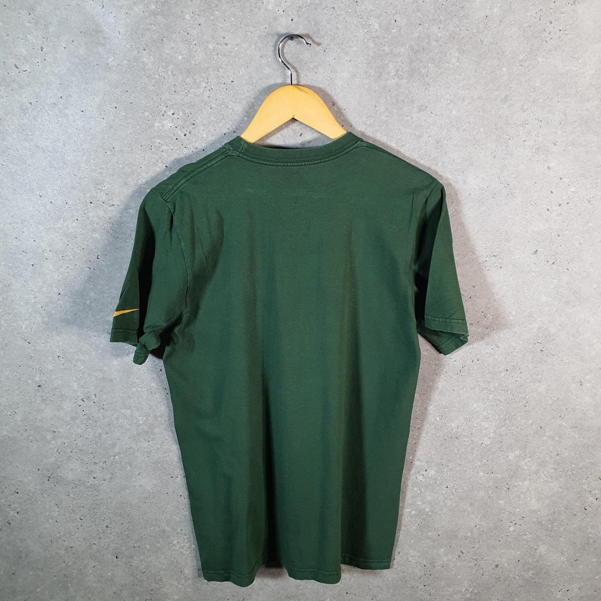Vintage Nike NFL Green Bay-Packers T Shirt Men’s Small Green Logo Swoosh Athletic