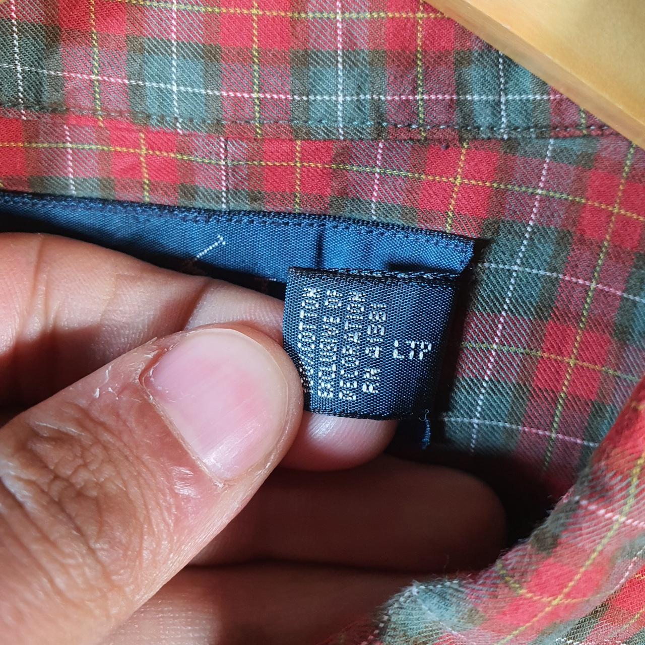 Vintage Ralph Lauren Button Down Shirt Men’s Medium Red Checkered Classic Pony Casual C8454