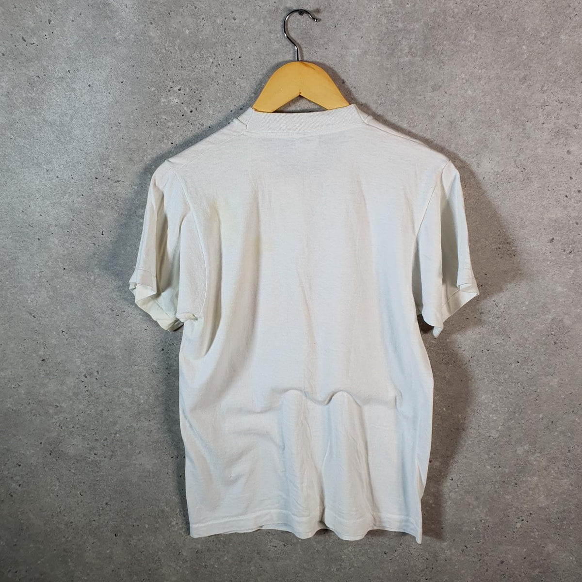 Vintage Fruit of the Loom Cook Fort Medical 1989 USA Single Stitch T Shirt Men’s Medium White C9491