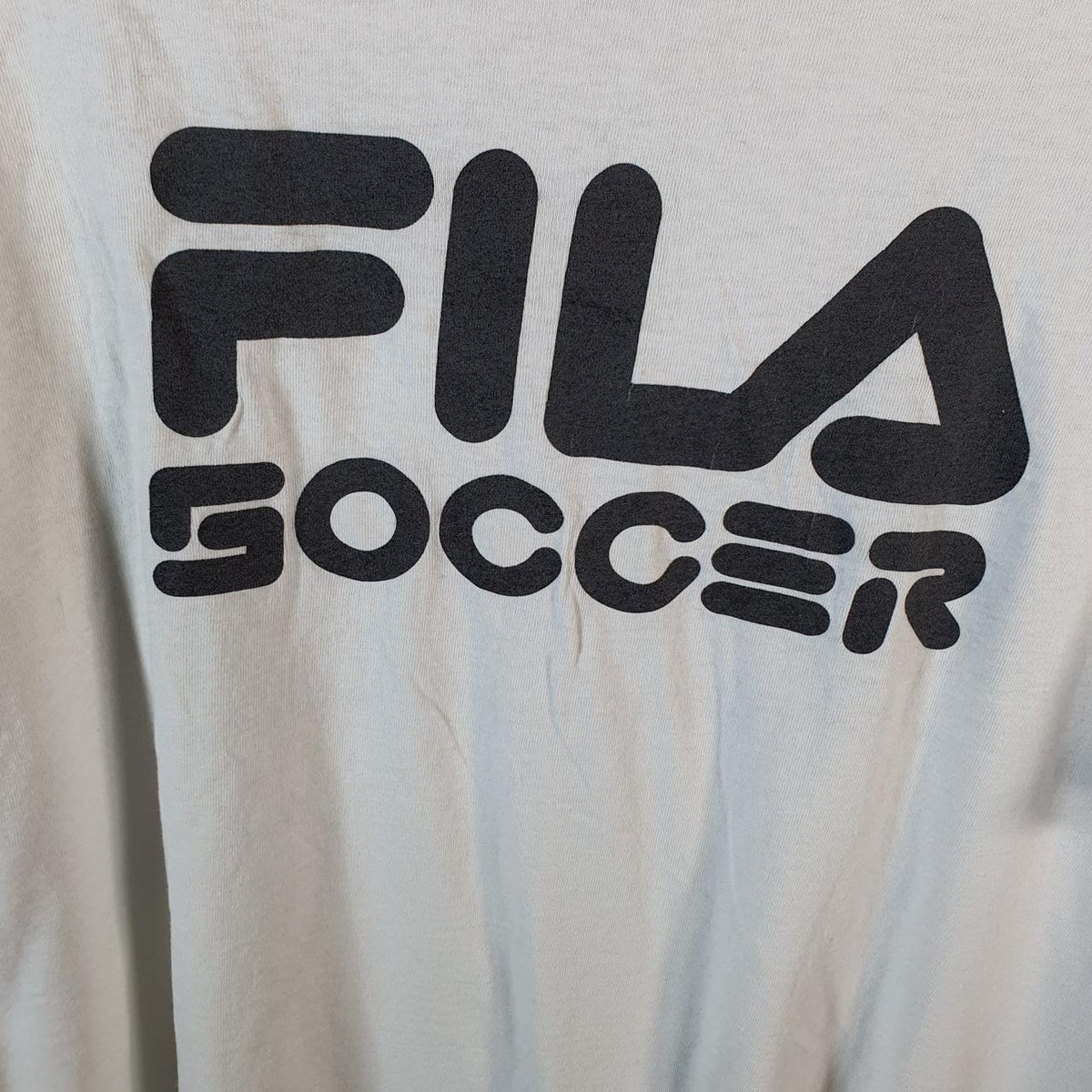 Vintage Fila Connecticut Soccer T Shirt Men’s XL White Casual Sports Logo Athletic