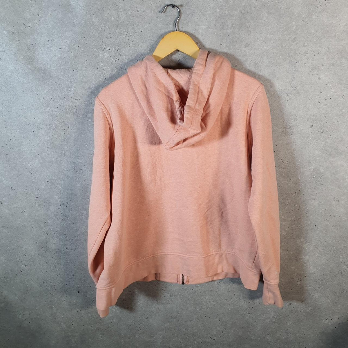 Vintage Carhartt Hoodie Womens XL Pink Full Zip Blank Sweatshirt USA Relaxed Fit