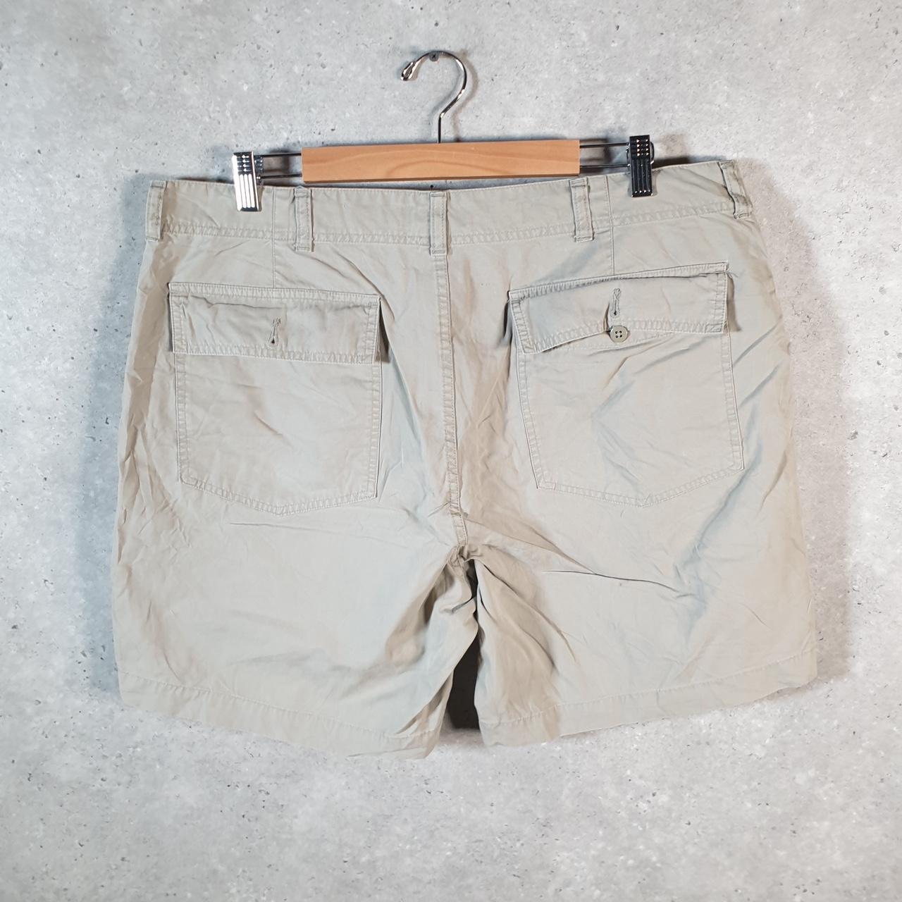 Vintage Ralph Lauren Polo Shorts Jorts Chino Cargo Men’s W36 Brown Baggy Cotton A4368