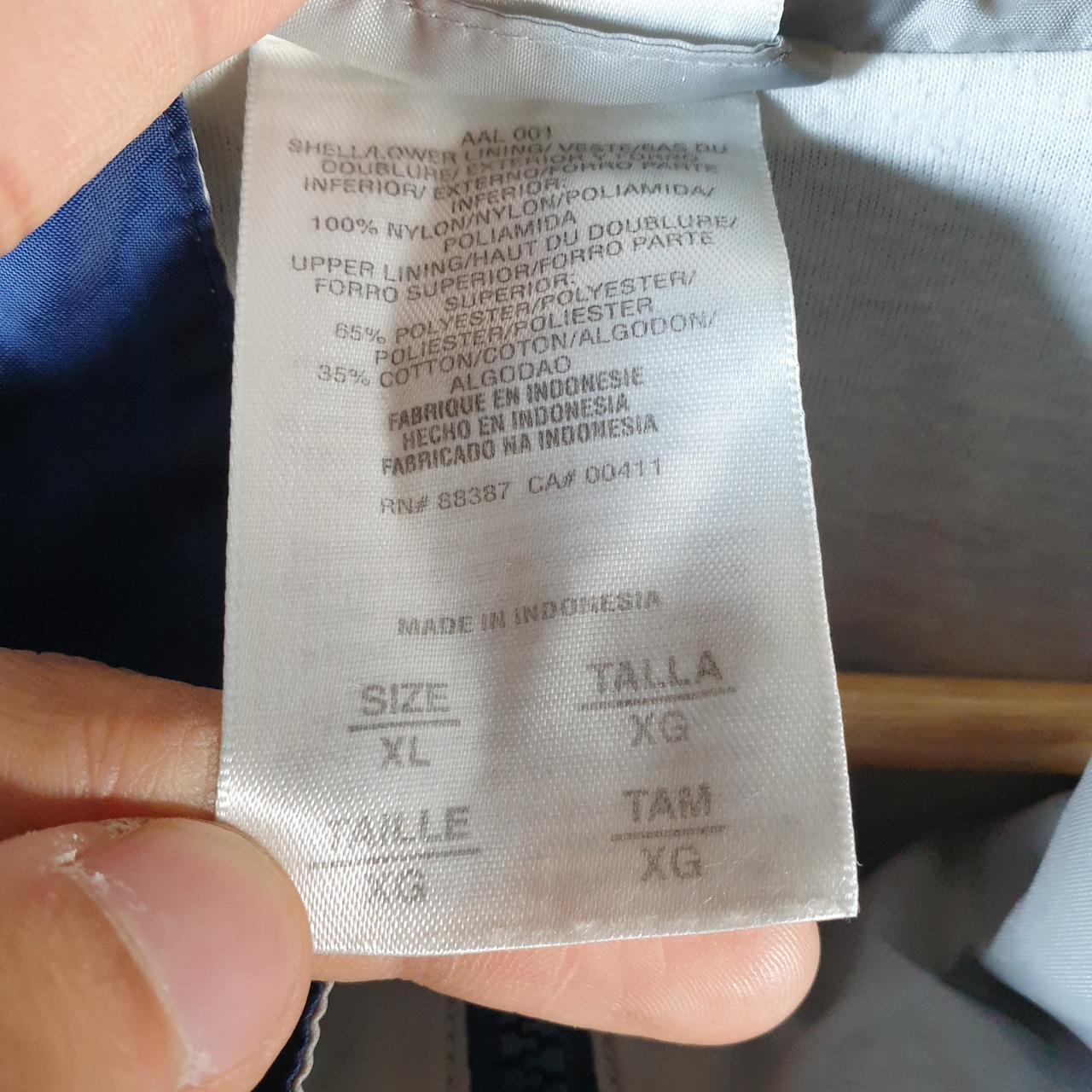 Vintage Adidas 90s Windbreaker Track Jacket Mens XL Navy Blue USA Three Stripes Full Zip