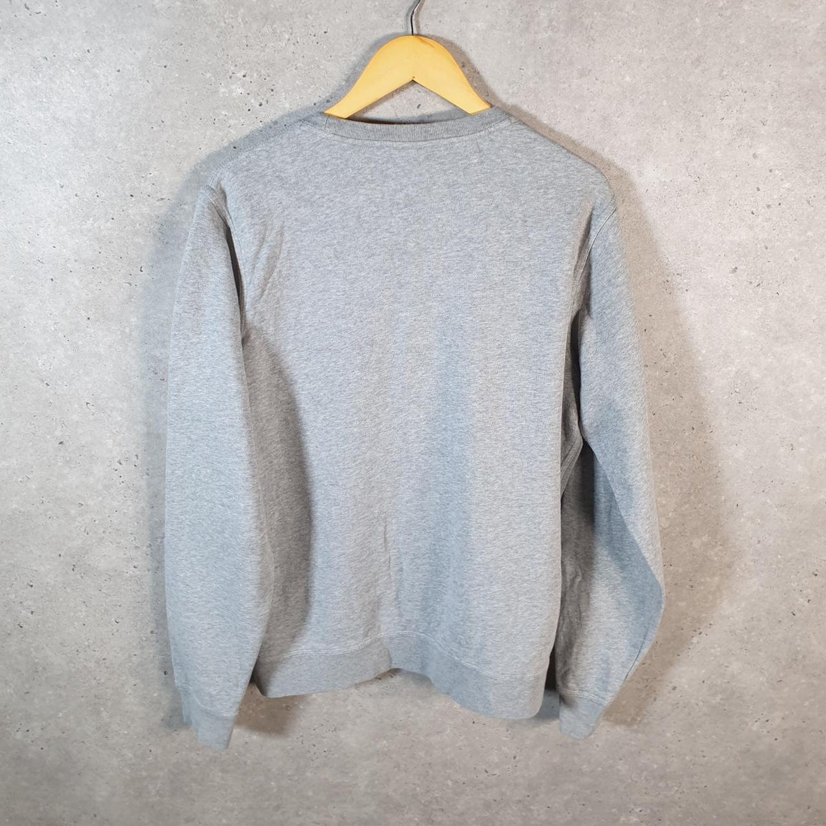Vintage Nike Sweatshirt Mens Large Grey Single Swoosh Y2K Pullover Embroidered Logo
