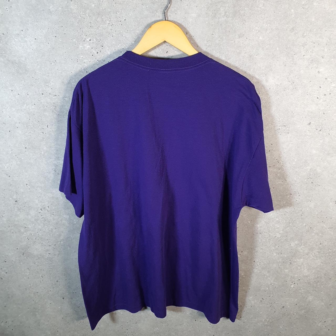 Vintage Art Masks 1990 Mardi Gras USA Single Stitch T Shirt Men’s XL Purple