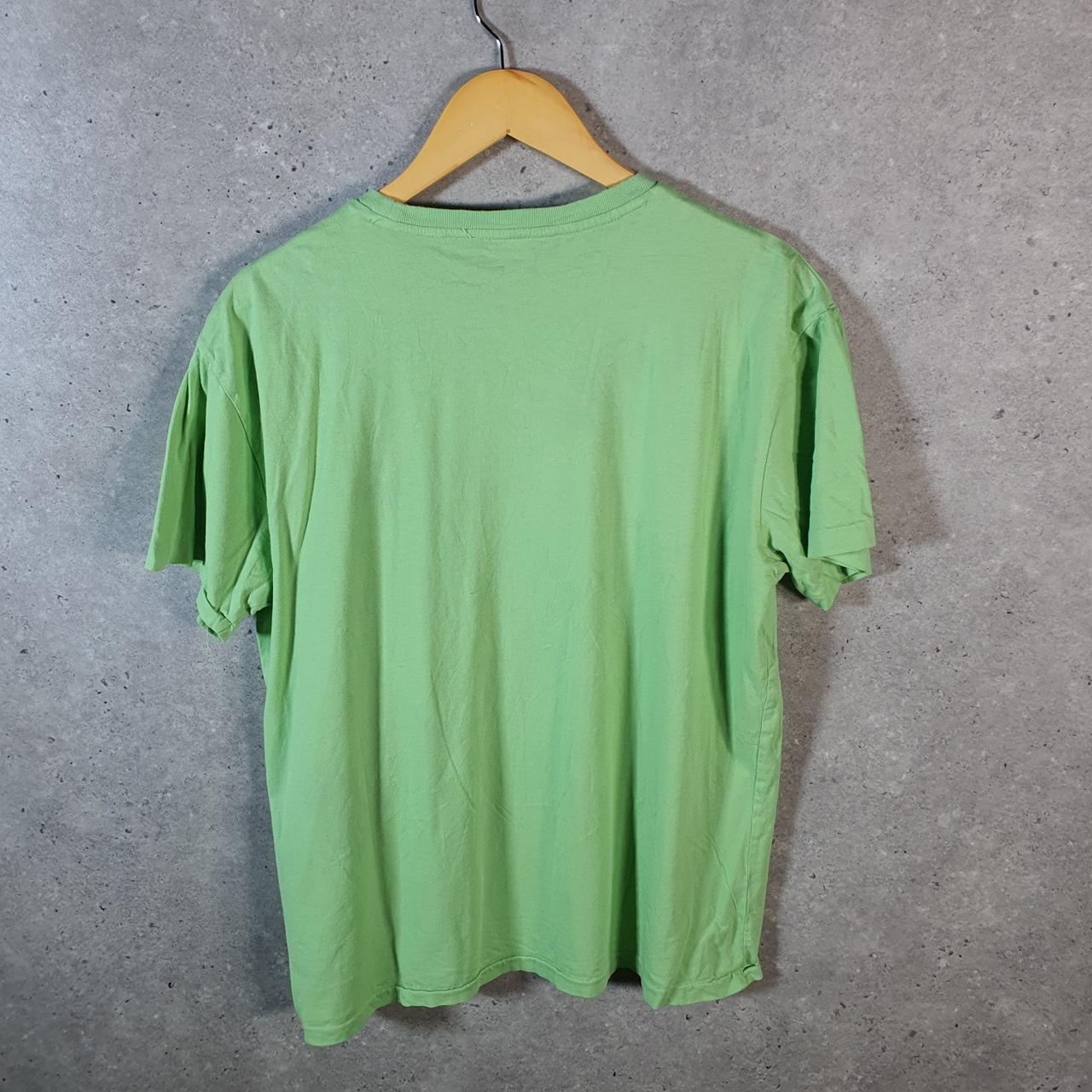 Vintage Ralph Lauren Polo T Shirt Men’s Medium Green Embroidered Pony Classic Fit C9090