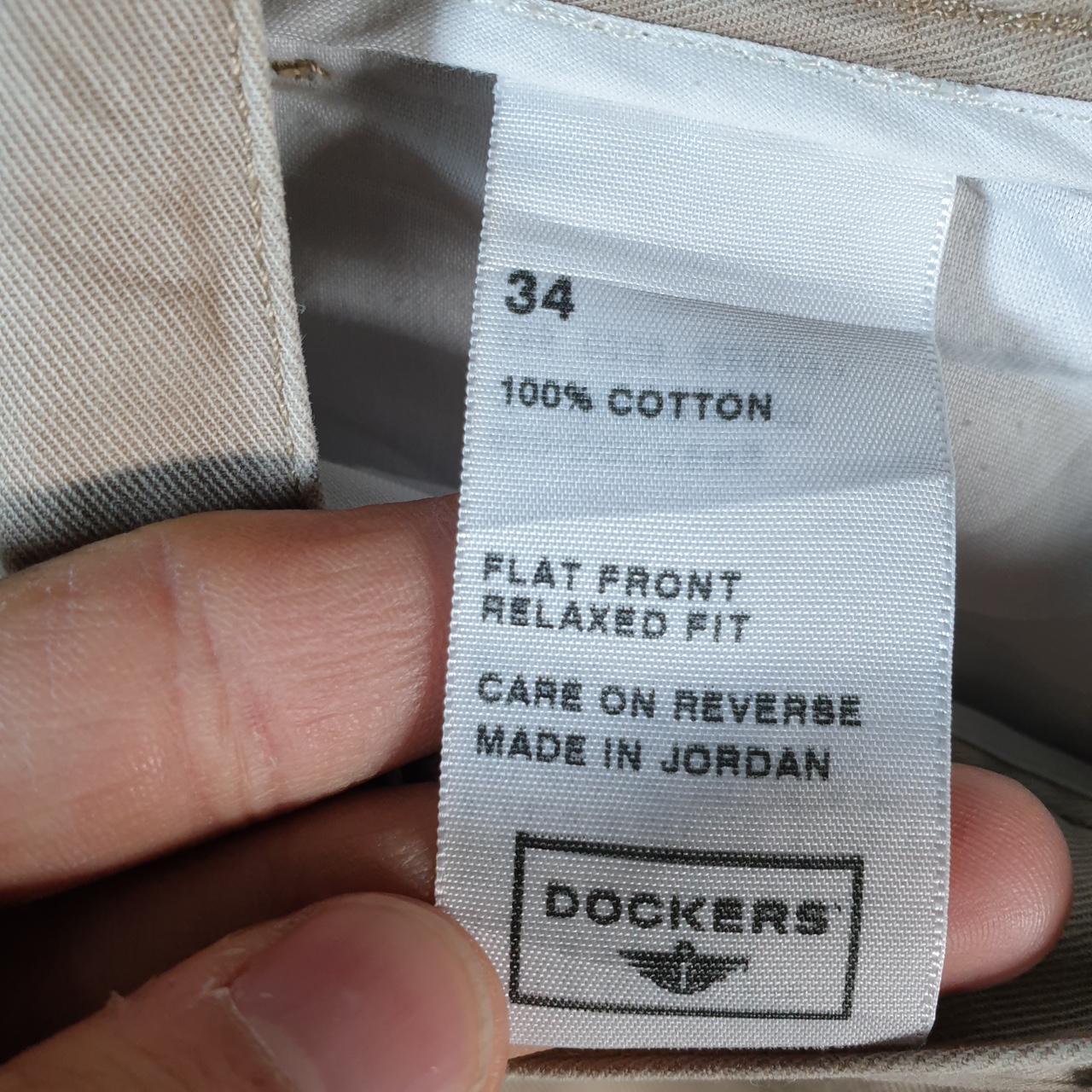 Vintage Dockers Chino Shorts Jorts Cargo Men’s W34 Brown Baggy Cotton
