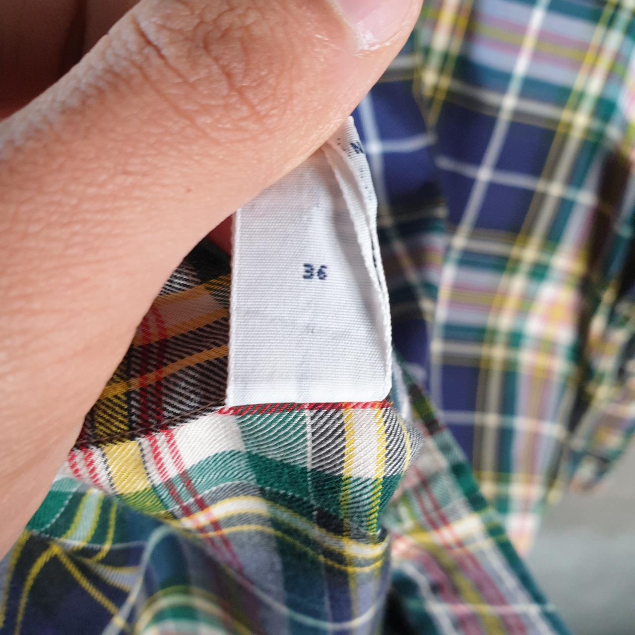 Vintage Ralph Lauren Button Down Shirt Men’s Large Yellow Checkered Blake Fit Pony