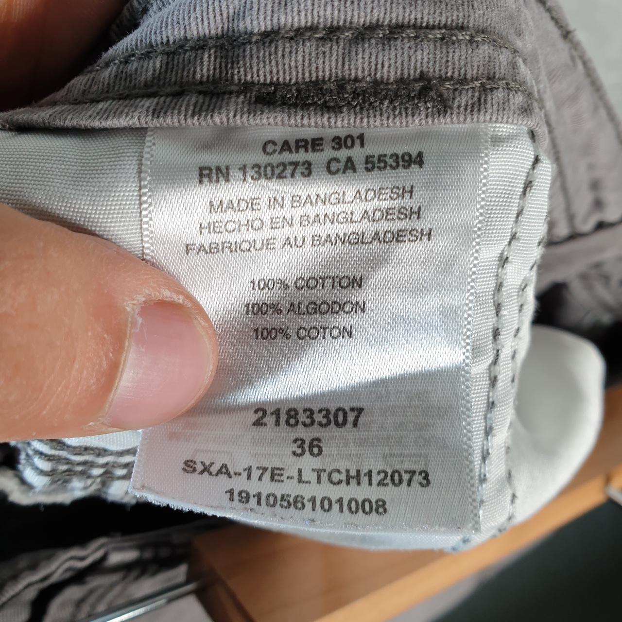 Vintage Lee Chino Shorts Jorts Cargo Mens W36 Grey Baggy Cotton