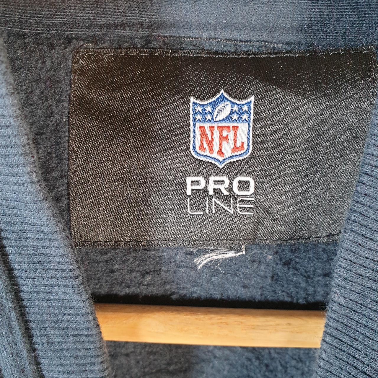 Vintage NFL Chicago Bulls Hoodie Mens XL Navy Blue Pullover USA Pro Sport