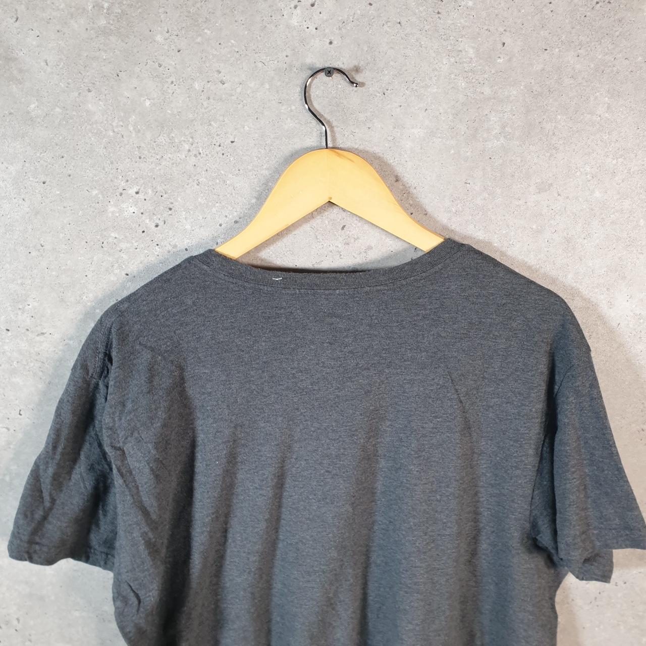 Vintage Ralph Lauren Polo T Shirt Men’s Large Grey Embroidered Classic Fit Pony C9029