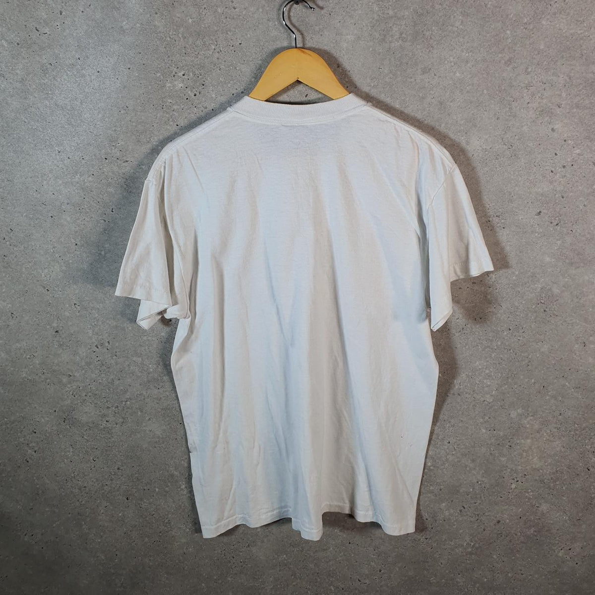 Vintage Oneita Power Virginia Air Waves 90s Single Stitch T Shirt Men’s Large White C9638