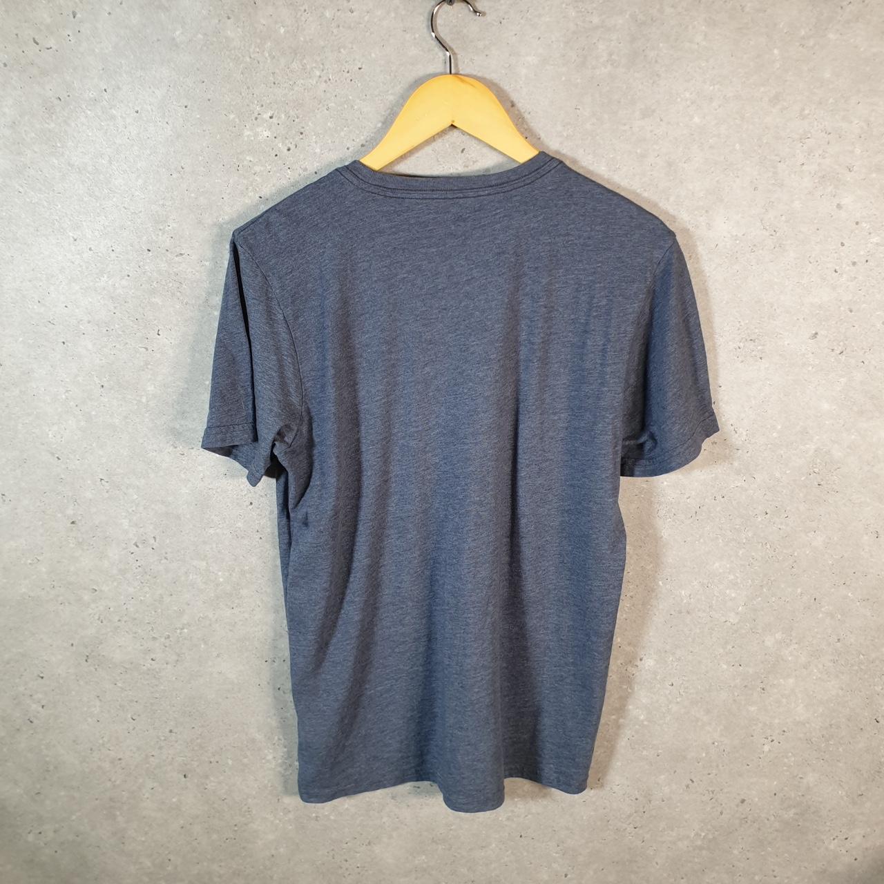 Vintage Adidas Spellout T Shirt Shirt Men’s Medium Grey Three Stripes Logo Athletic C9702