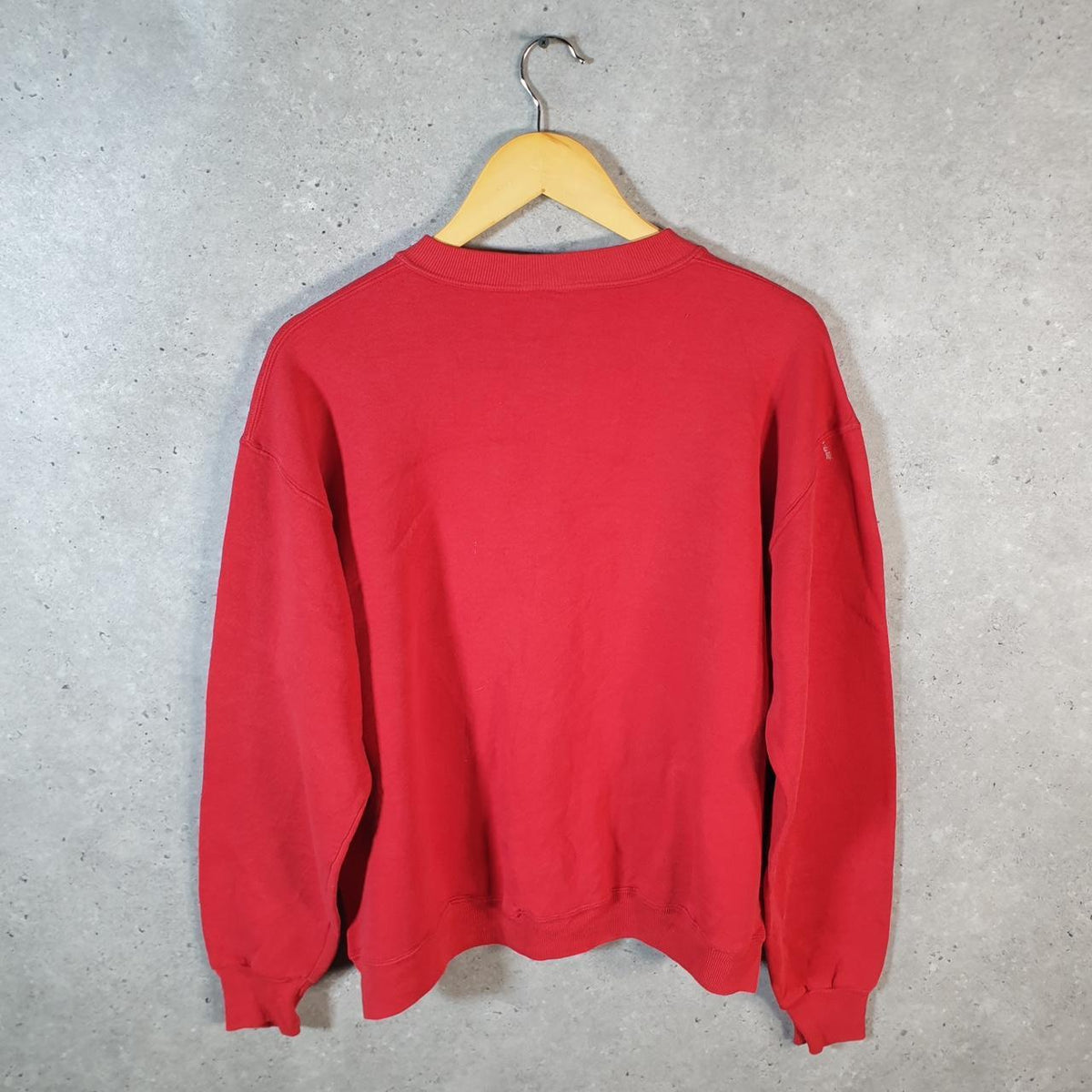 Vintage Russell Athletic Kansas University USA Sweatshirt Men’s Large Red Pullover