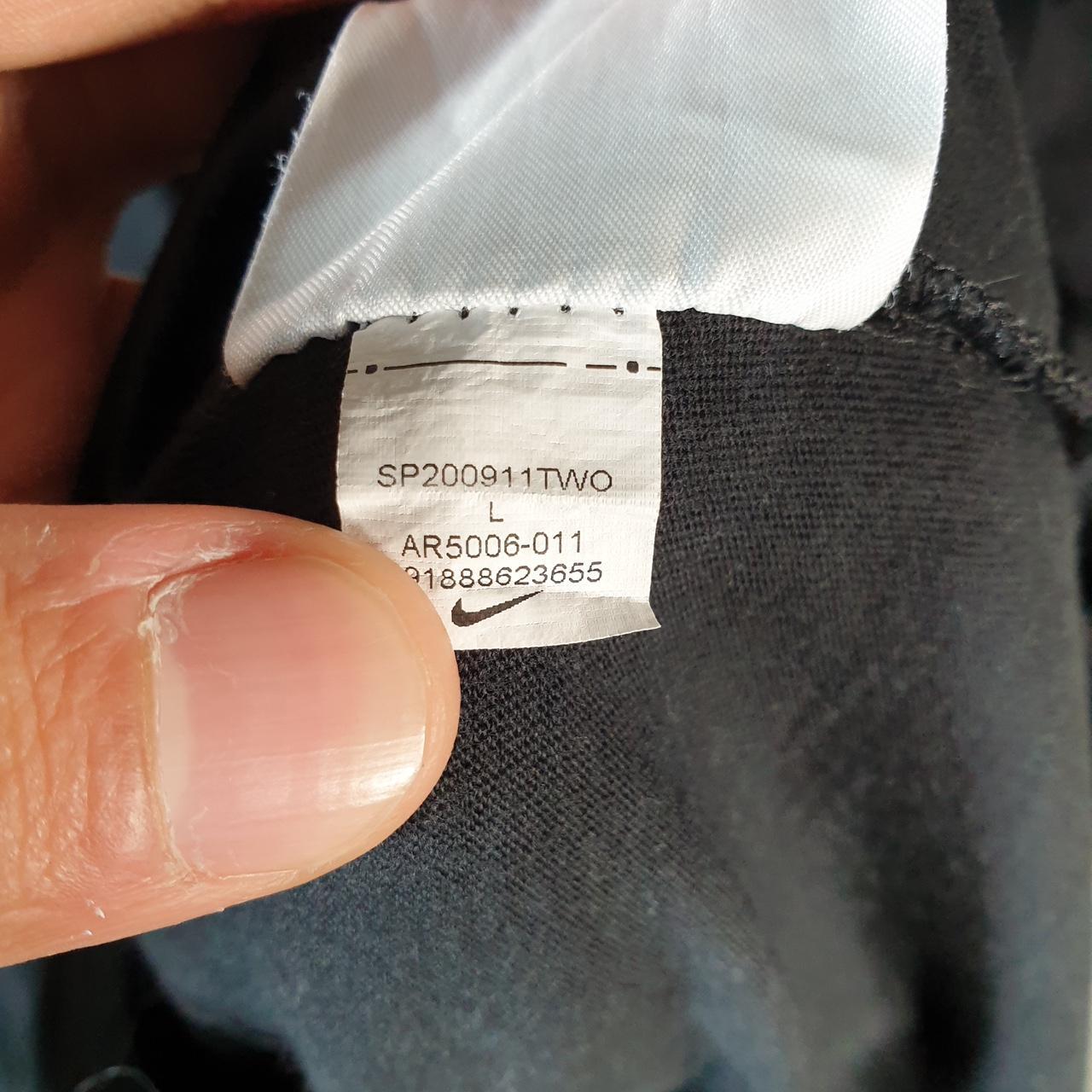 Vintage Nike Just Do It T Shirt Men’s Large Black Printed Single Swoosh Logo Athletic C8242