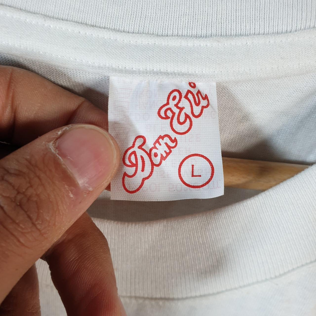 Vintage Down Eli Cancun Mexico Graphic 90s USA Single Stitch T Shirt Men’s Large White