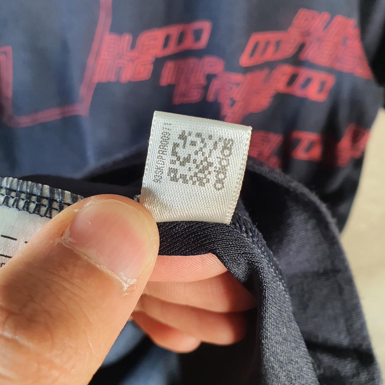 Vintage Adidas Impossible Is Nothing T Shirt Men’s Large Navy Blue Three Stripes Logo