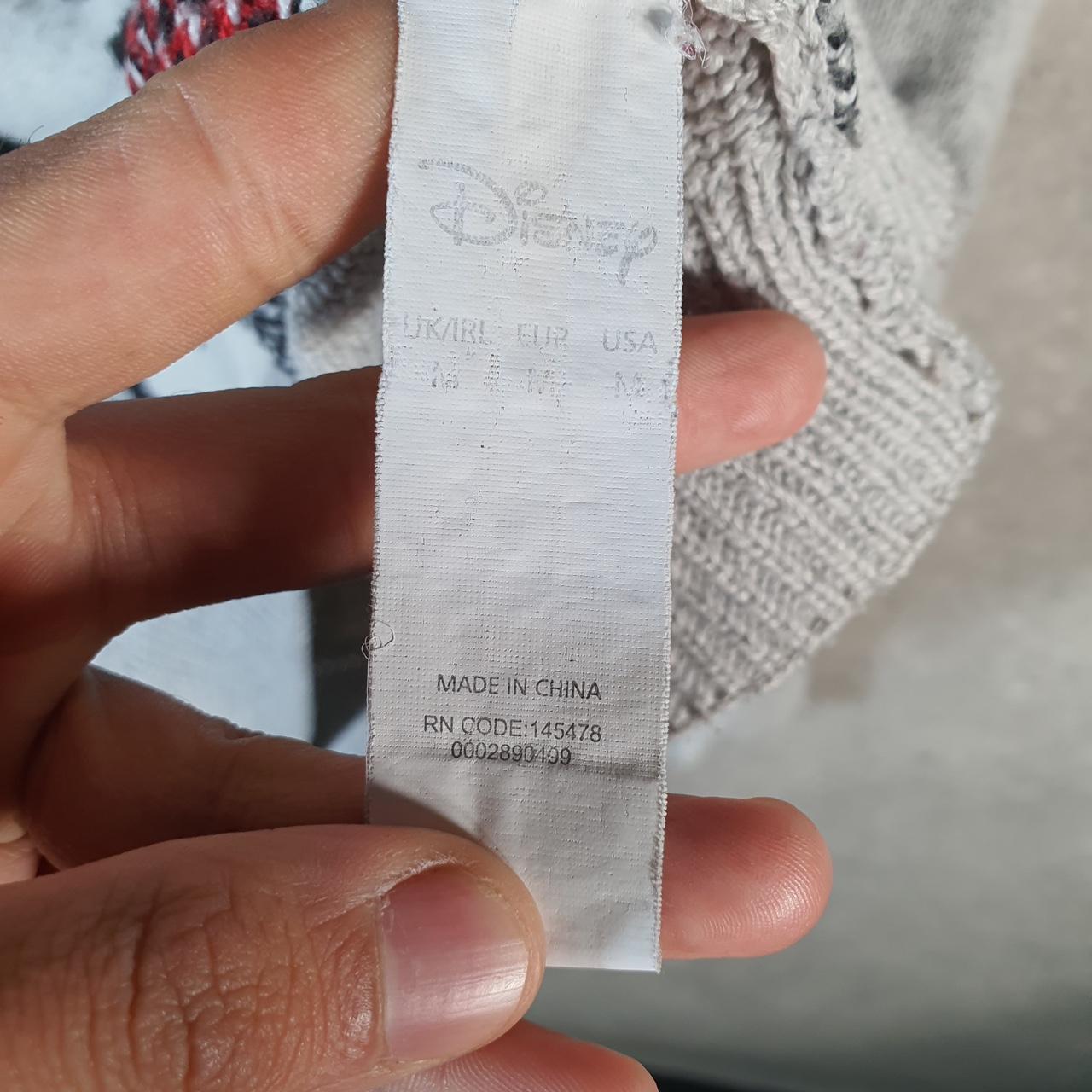 Vintage Walter Disney World Mickey Mouse Knit Sweater Womens Medium Grey Logo Winter