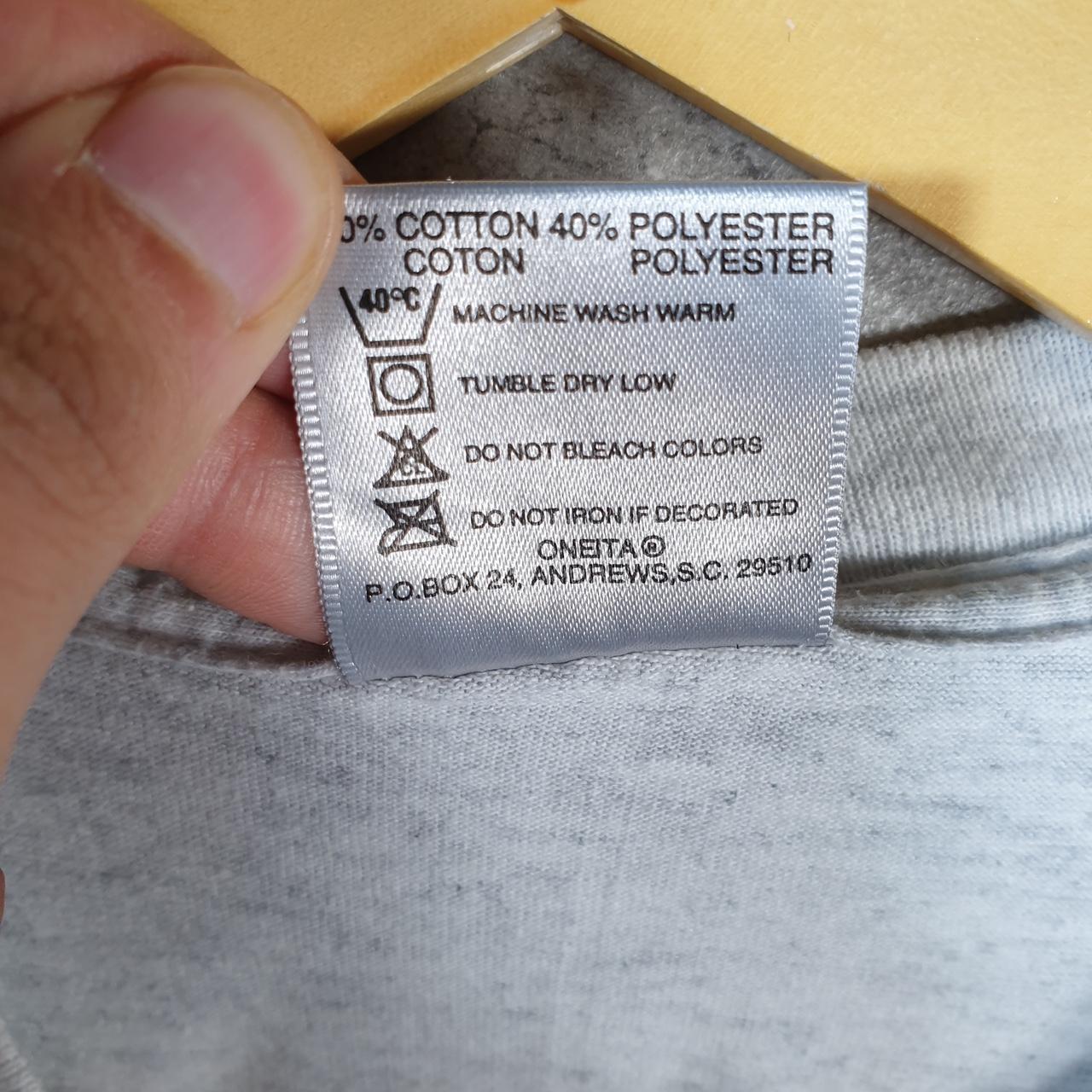 Vintage Oneita Power Collegium Bostoniense 90s USA Single Stitch T Shirt Men’s XL Grey