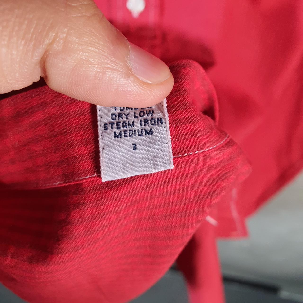 Vintage Ralph Lauren Button Down Shirt Men’s Large Red Blake Checkered Pony Casual C8476